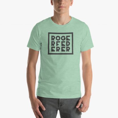 Roger Federer Geometry Unisex Tee (Prism Mint)