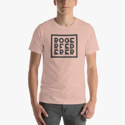 Roger Federer Geometry Unisex Tee (Prism Peach)