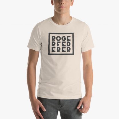 Roger Federer Geometry Unisex Tee (Soft Cream)